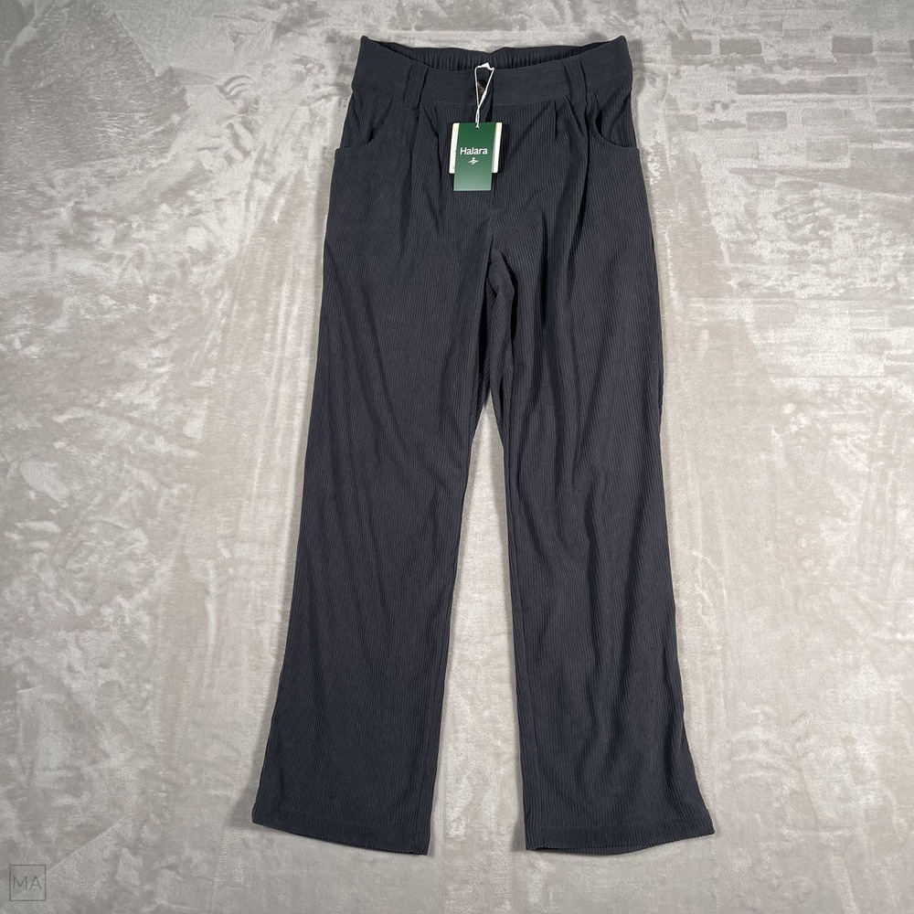 NEW Halara Women's Pants AuraCord Corduroy Soft Stretch Casual S Gray